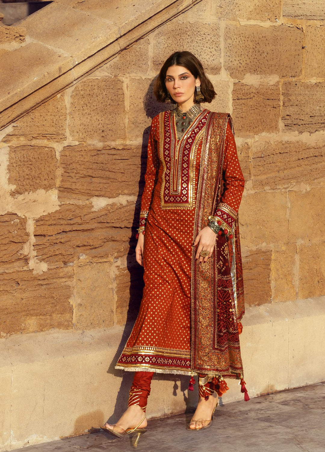 The Chunri by Gul Ahmed Unstitched Printed Lawn 3 Piece Suit GA26UTCL BM-62026 - Summer Collection