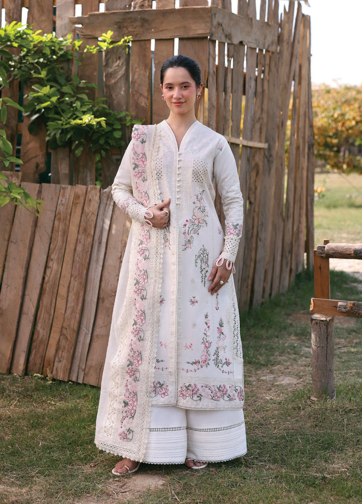 Summer Soiree by Zarposh Unstitched Embroidered Lawn 3 Piece Suit ZR26ULS Elvian - Festive Collection