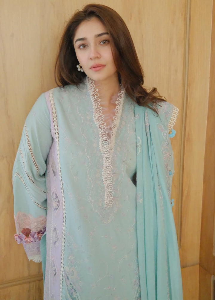 Ariya by Kanwal Malik Unstitched Embroidered Luxury Lawn 3 Piece Suit KM26UA D-3 ELIANA - Summer Collection