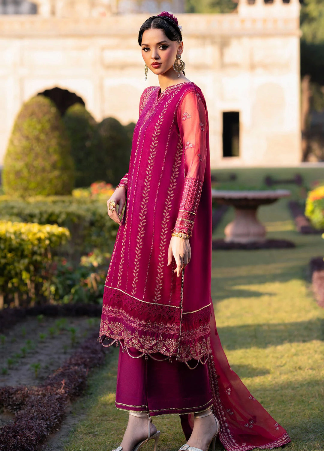 Xenia Formal Unstitched Luxury Chiffon Suits 3 Piece XE25FL Khushbu - Formals Collection