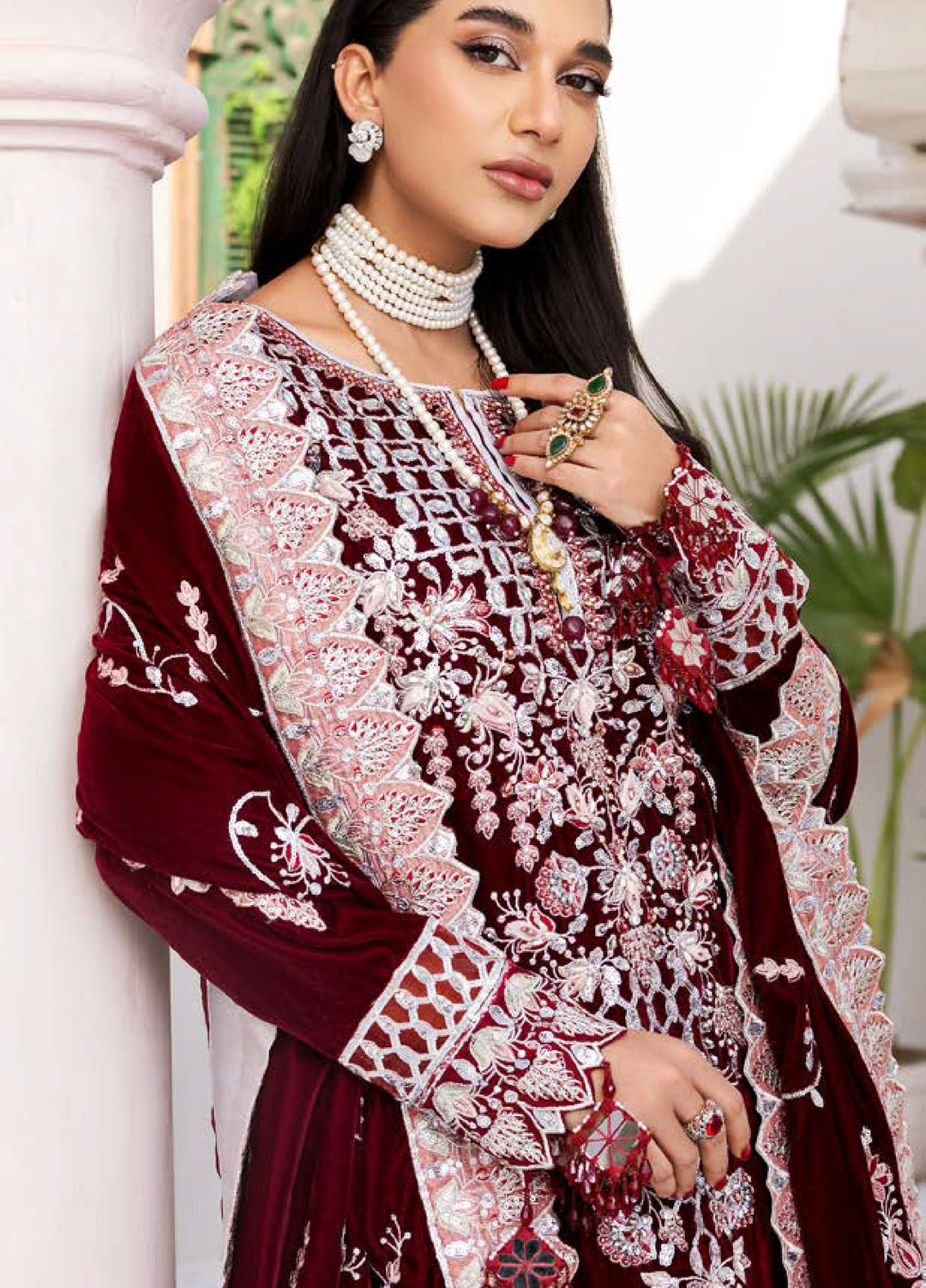 Andaz E Makhmal by Zebtan Unstitched Velvet ZB25 ZAM-06 - Festive Collection