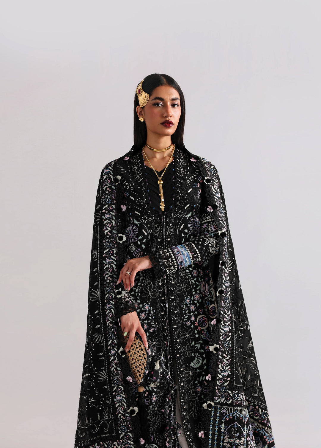 Suffuse Unstitched Embroidered Lawn 3 Piece Suit SSY26ULE Meravi - Eid Collection