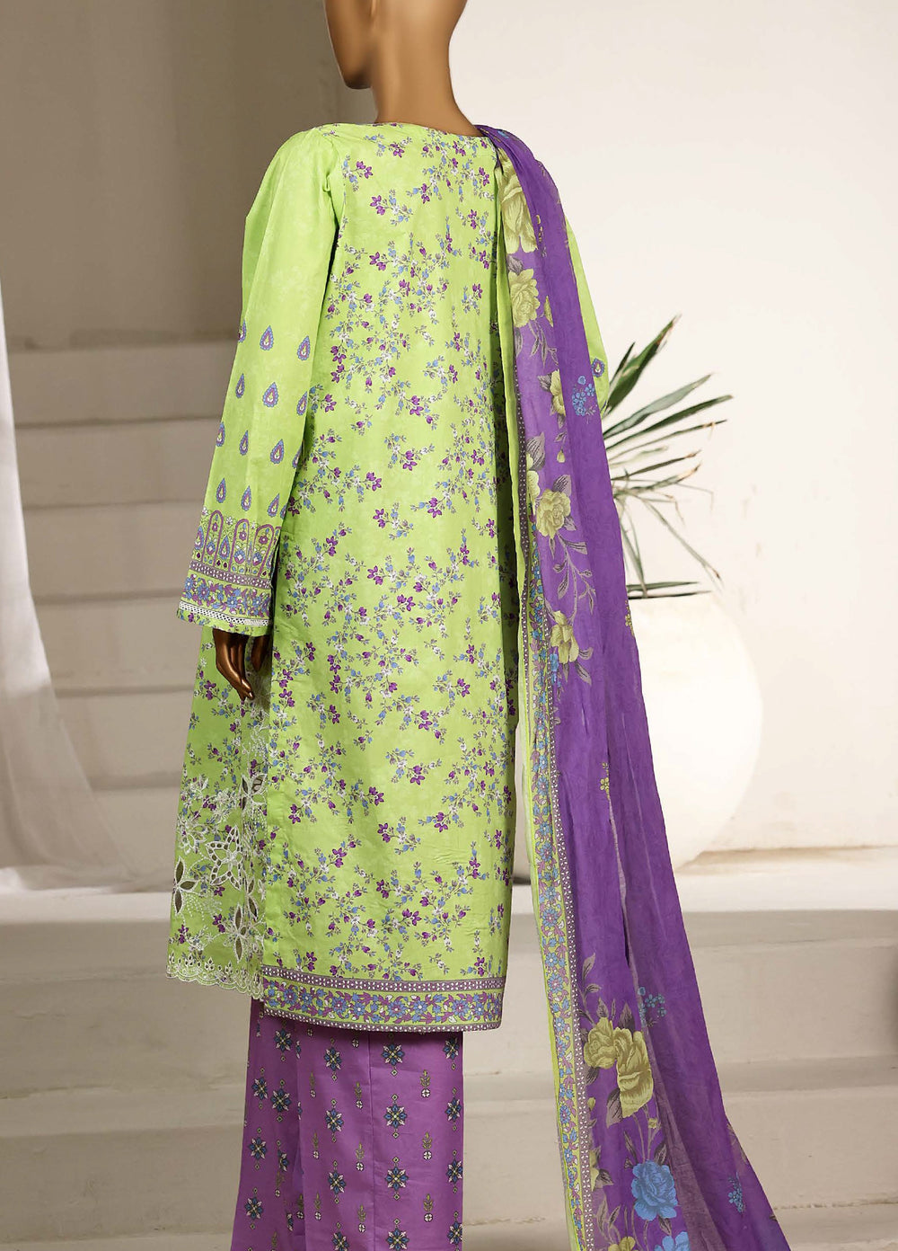 Guldozi by HZ Textiles RTW Embroidered Lawn 3 Piece Suit CPE-3P-028 - Summer Collection