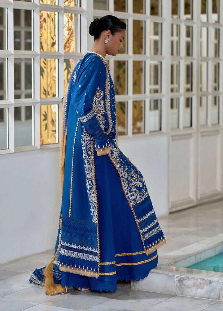 Sobia Nazir Unstitched Embroidered Luxury Lawn 3 Piece Suit SN26ULE D-08 A - Eid Collection