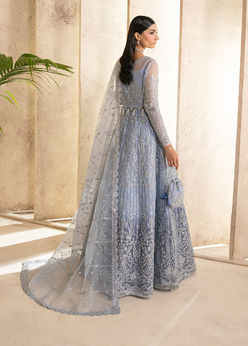 Azira by Gulaal Unstitched Luxury Embroidered Organza 3 piece GL25AF LFU-02 Zahira - Formals Collection