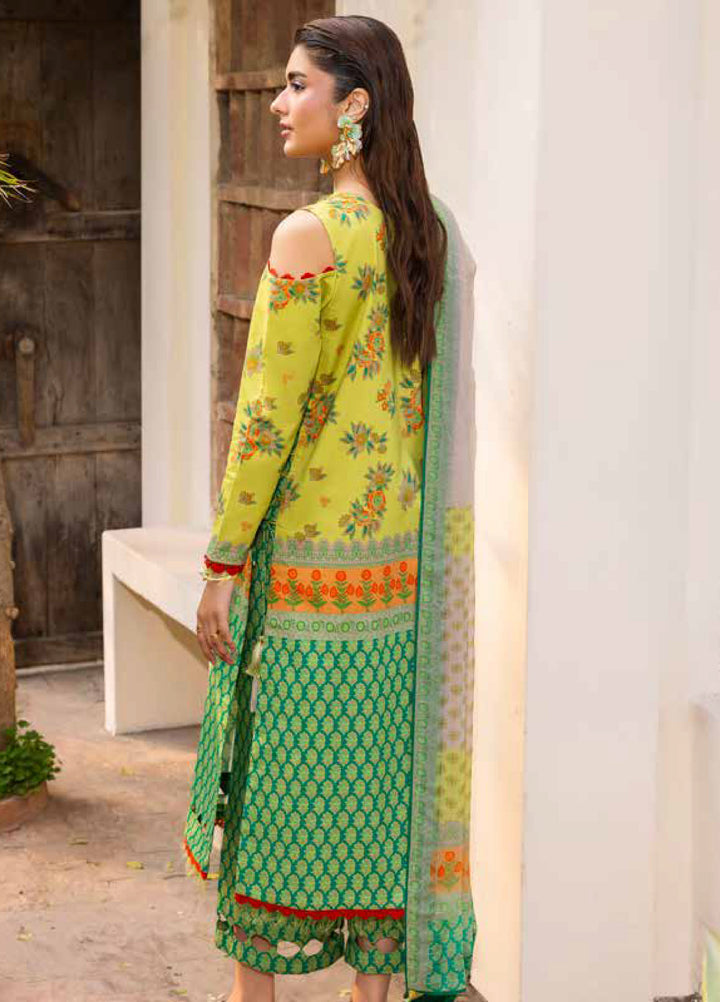 C Prints by Charizma Unstitched Printed Lawn 3 Piece Suit CHR26UCP CP6-08 - Summer Collection