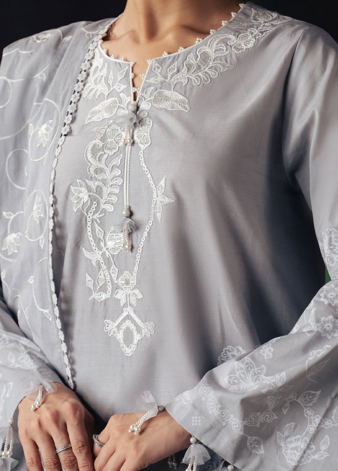 Moonsoon Edit by Cross Stitch Unstitched Printed Cambric 3 Piece Suit CS26UCM Selene Glow - Casual Collection