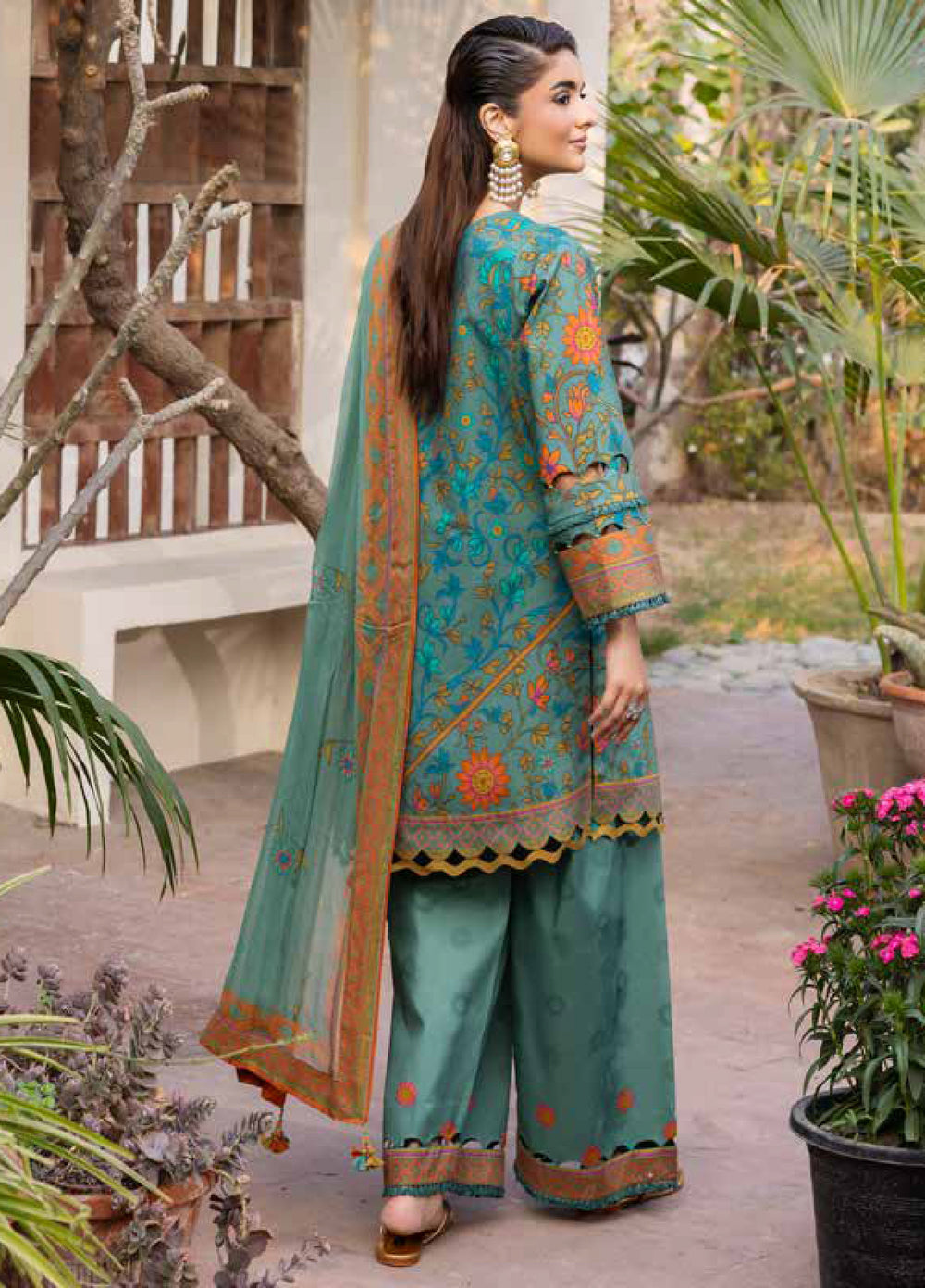 C Prints by Charizma Unstitched Printed Lawn 3 Piece Suit CHR26UCP CP6-03 - Summer Collection