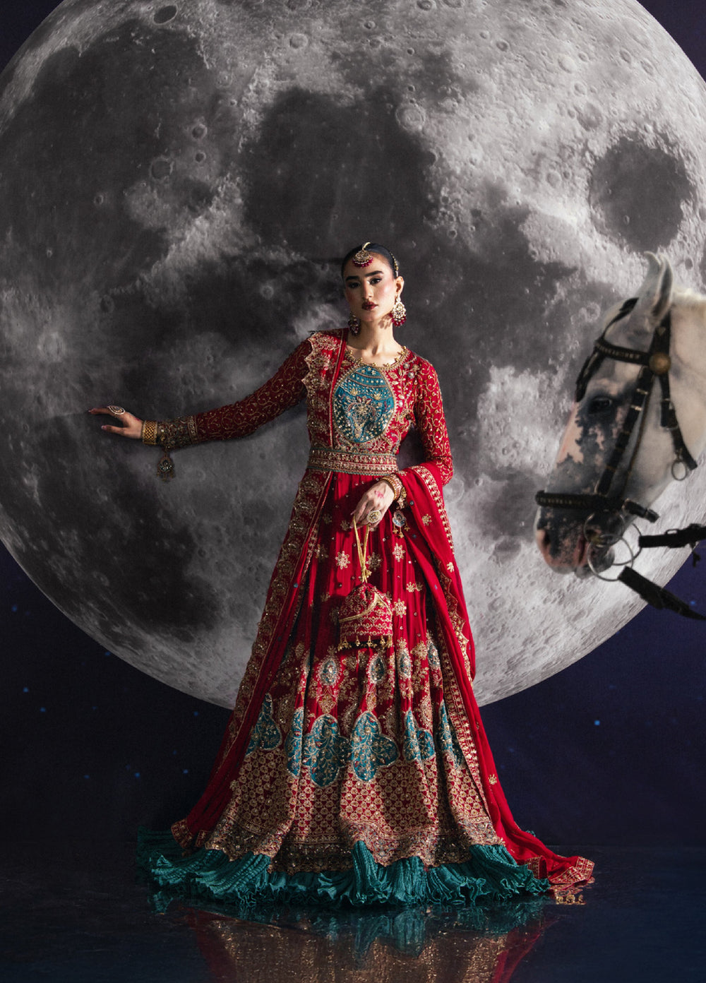 Sara Jahan Women RTW Embroidered Chiffon 3 Piece Suit SJ26RF AD-004 - Festive Collection