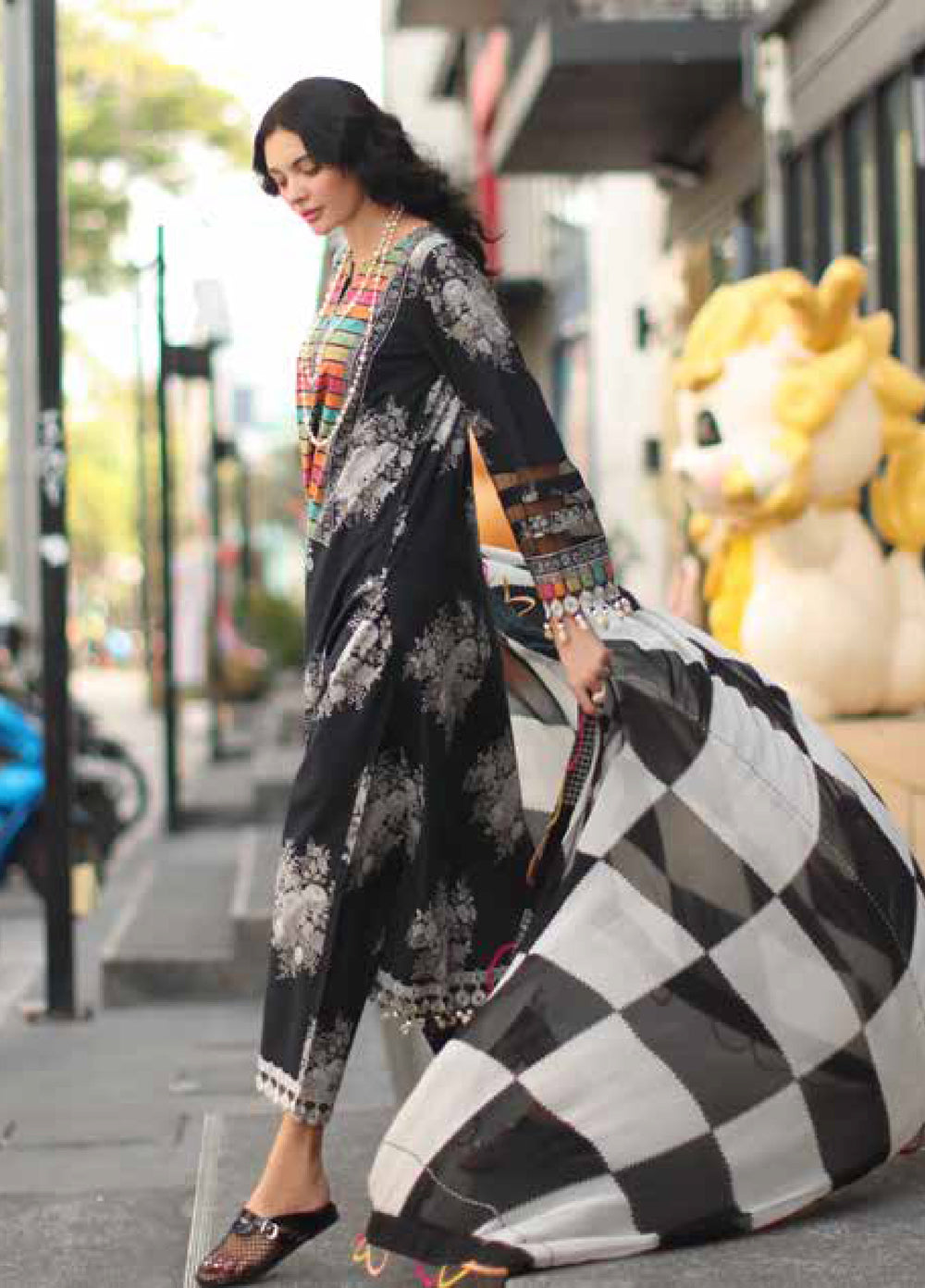 Signature by Charizma Unstitched Printed Lawn 3 Piece Suit CHR26USL CS6-06 - Summer Collection