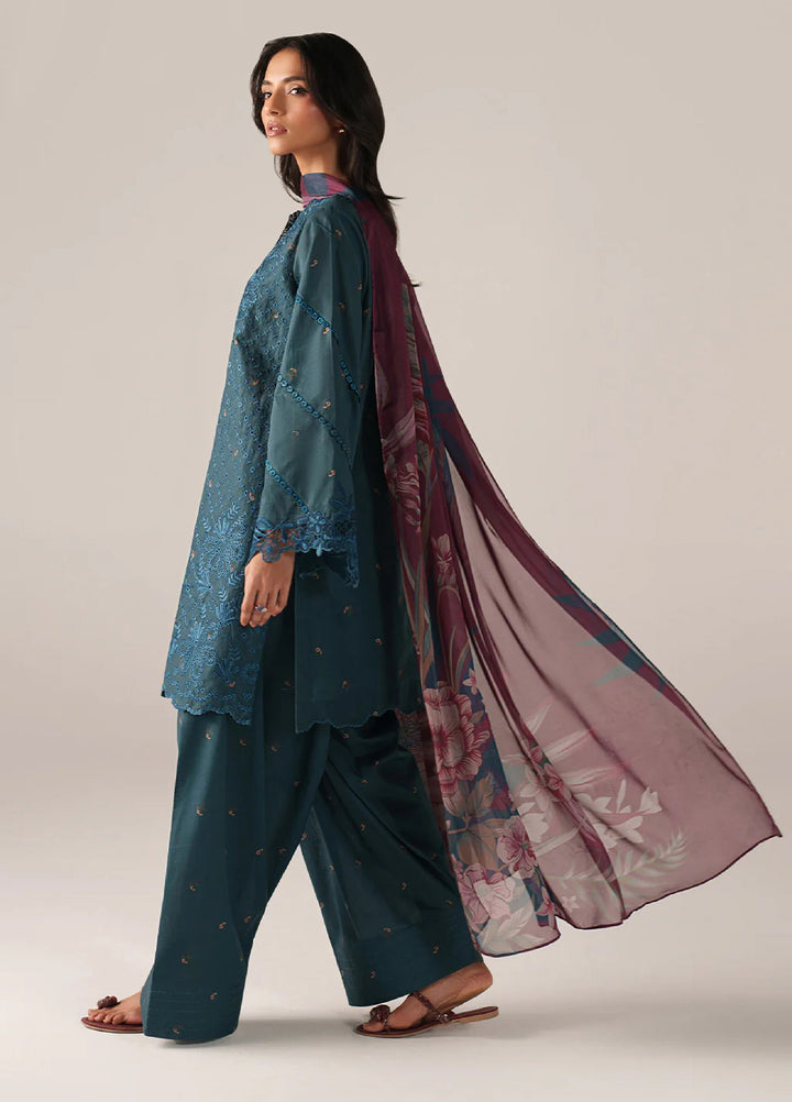 Iznik Unstitched Embroidered Lawn 3 Piece Suit IZ26US SS-10 - Summer Collection