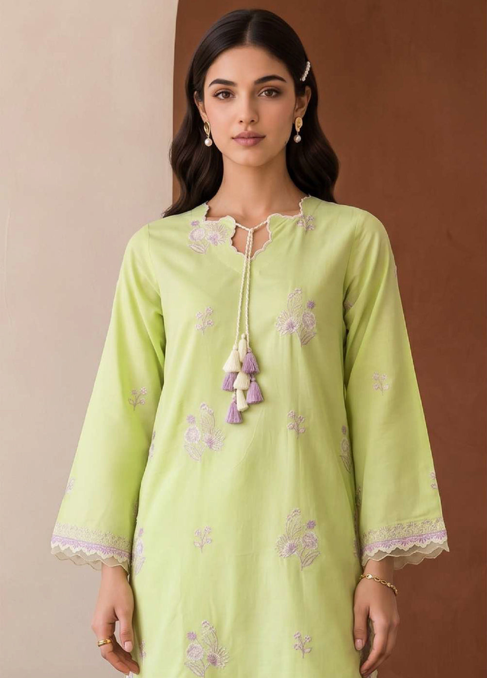 Zellbury Unstitched Embroidered Lawn 2 Piece Suit ZB26UVIII WUS26E21218 - Casual Collection