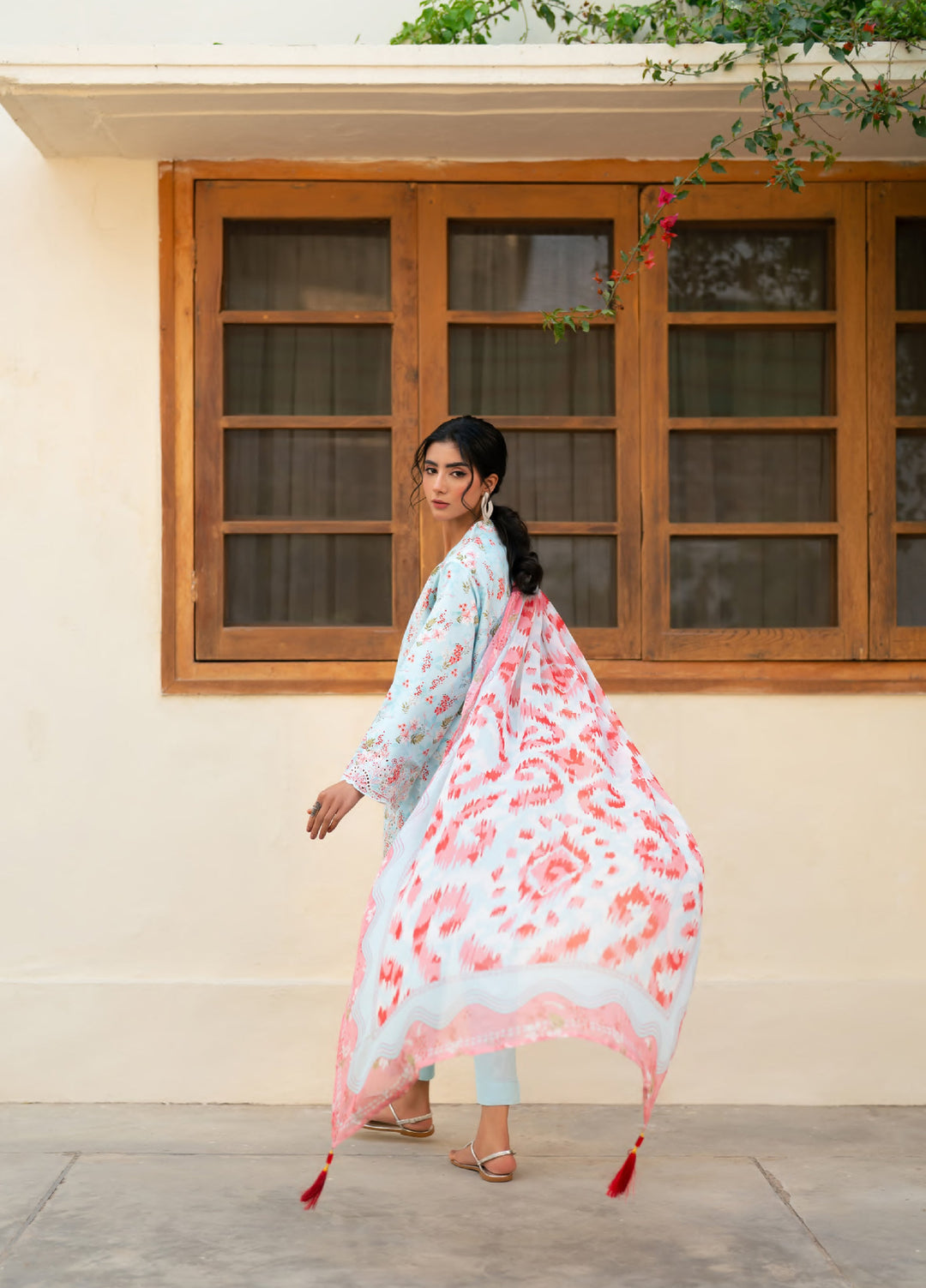 Bagh by Rashid Textiles Unstitched Embroidered Lawn 3 Piece Suit RT26UBL 3728 - Casual Collection