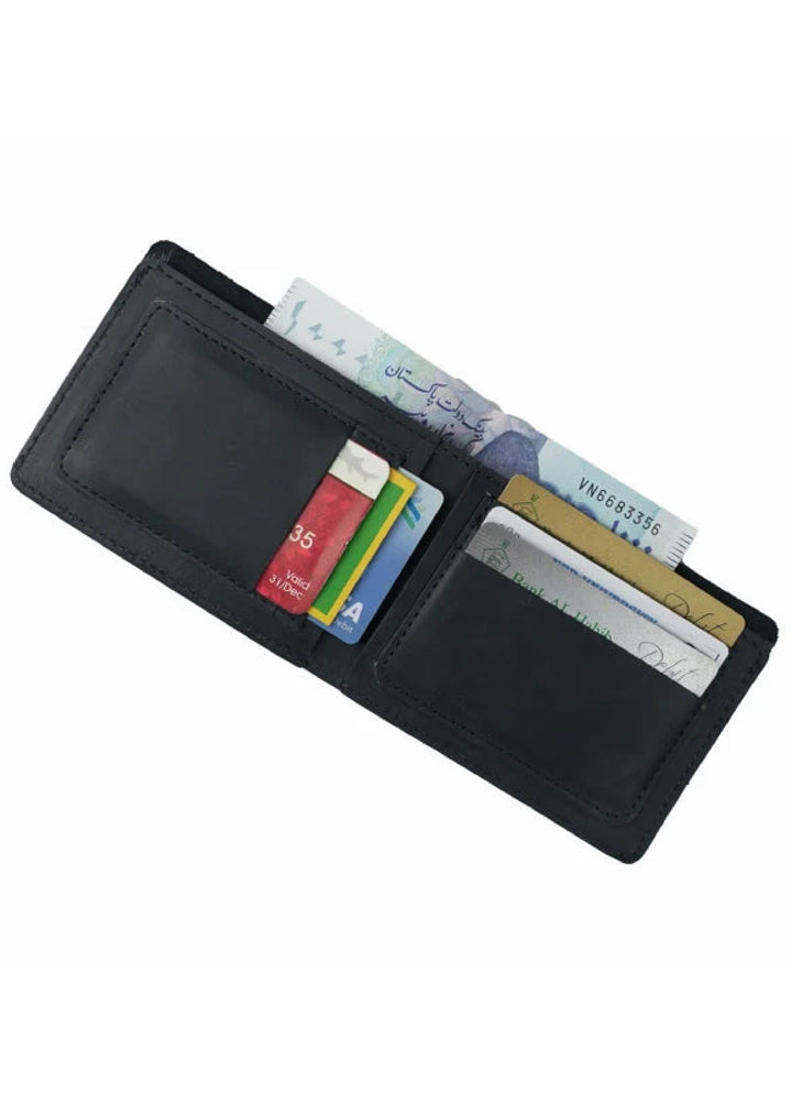 Vintage by Jild Mens Genuine Vintage Leather Wallet-BLACK S3 - Wallets Collection