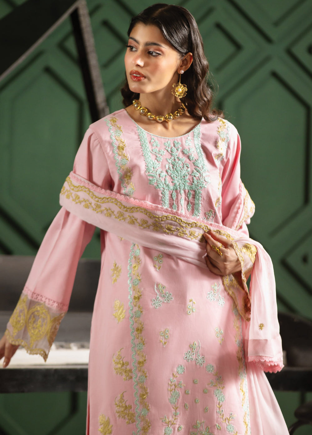 Noore by Ayleen Unstitched Embroidered Lawn 3 Piece Suit AY26ULN Shabnam - Eid Collection