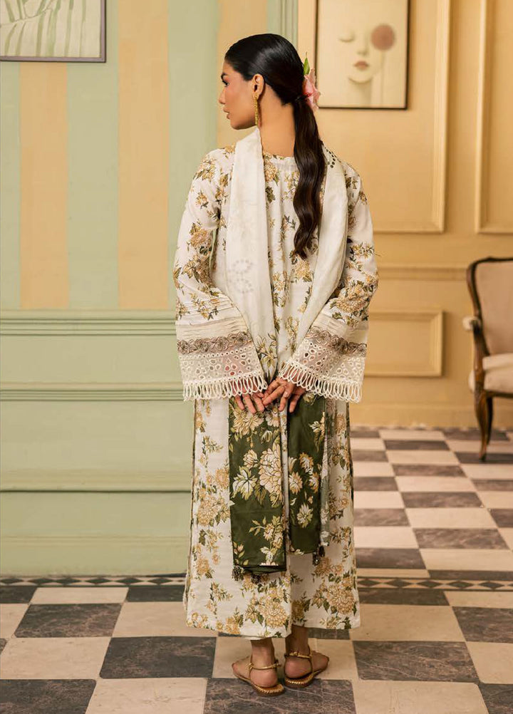 Daria by Riaz Arts Unstitched Embroidered Lawn 3 Piece Suit DA26UCT DA-63 - Summer Collection