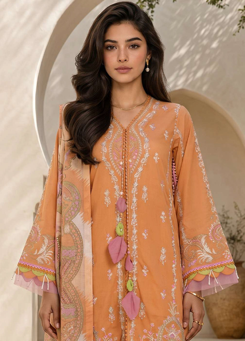 Zellbury Unstitched Printed Lawn 3 Piece Suit ZB26UC WUS26E30793 - Casual Collection