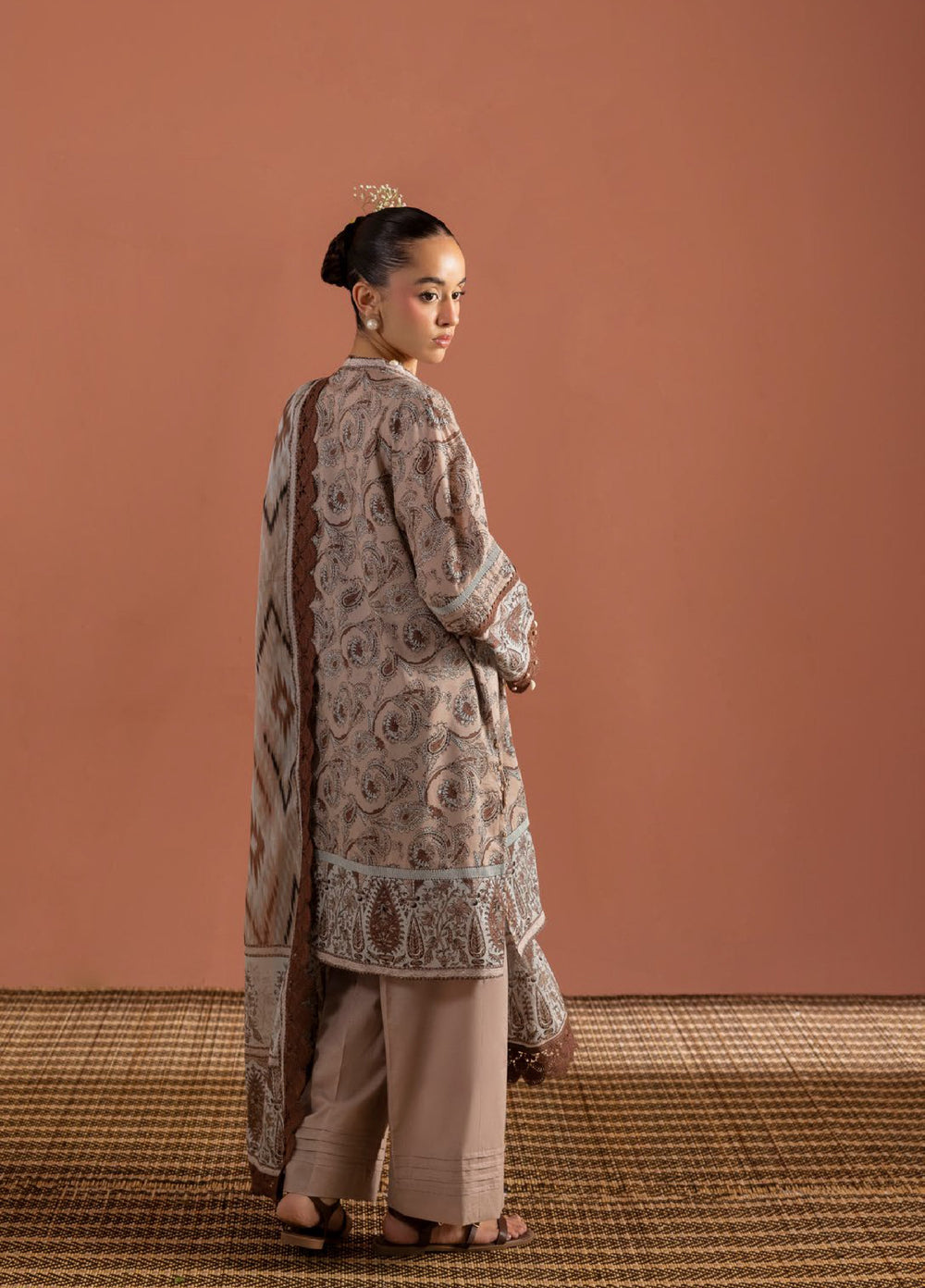 Bagheecha by Gul Ahmed Unstitched Printed Lawn 3 Piece Suit GA26ULB CL62449 - Casual Collection