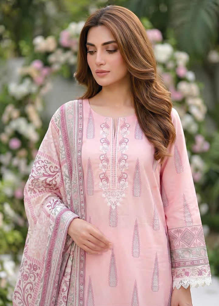 Essentials by Lakhany Unstitched Printed Lawn 3 Piece Suit LSM26UEL LG-MM-1038 - Summer Collection