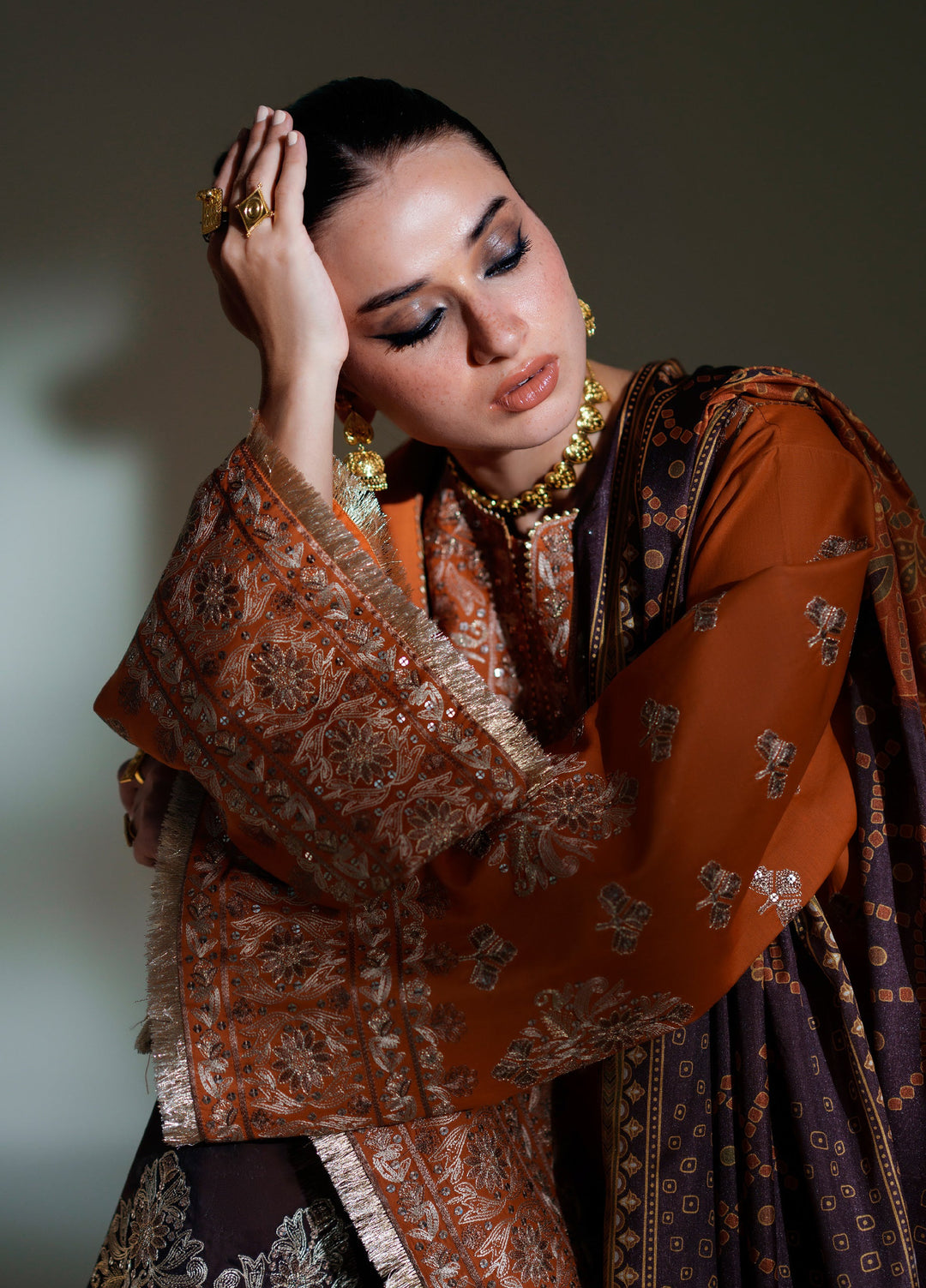 Amour by Bin Ilyas Unstitched Embroidered Lawn 3 Piece Suit BI26ULA 183A - Festive Collection