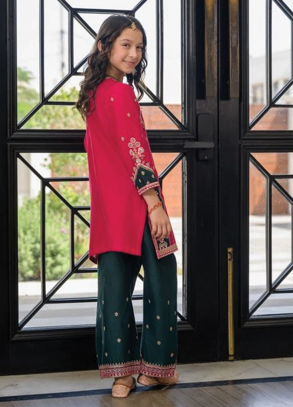 Fresh Birds Kids RTW Embroidered Lawn 2 Piece Suit Zarkash-FB-08 - Casual Collection