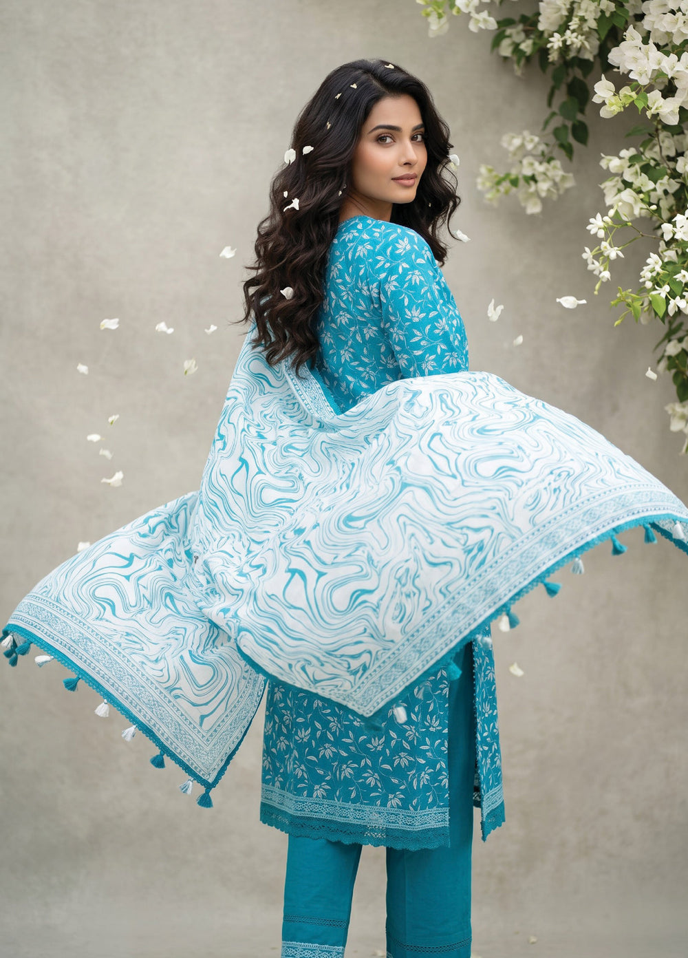 Salina by Regalia Textiles Unstitched Printed Lawn 3 Piece Suit RG26USI D-2 - Casual Collection