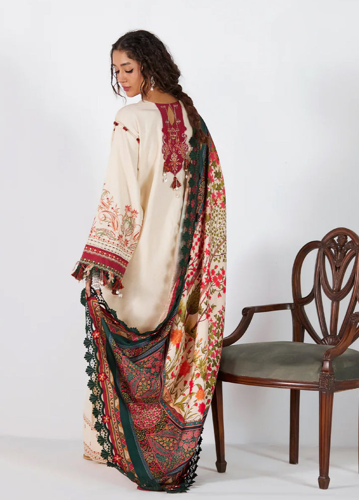 Saira Rizwan Unstitched Karandi Embroidered Suits 3 Piece SR25UW D-05 Irem - Winter Collection