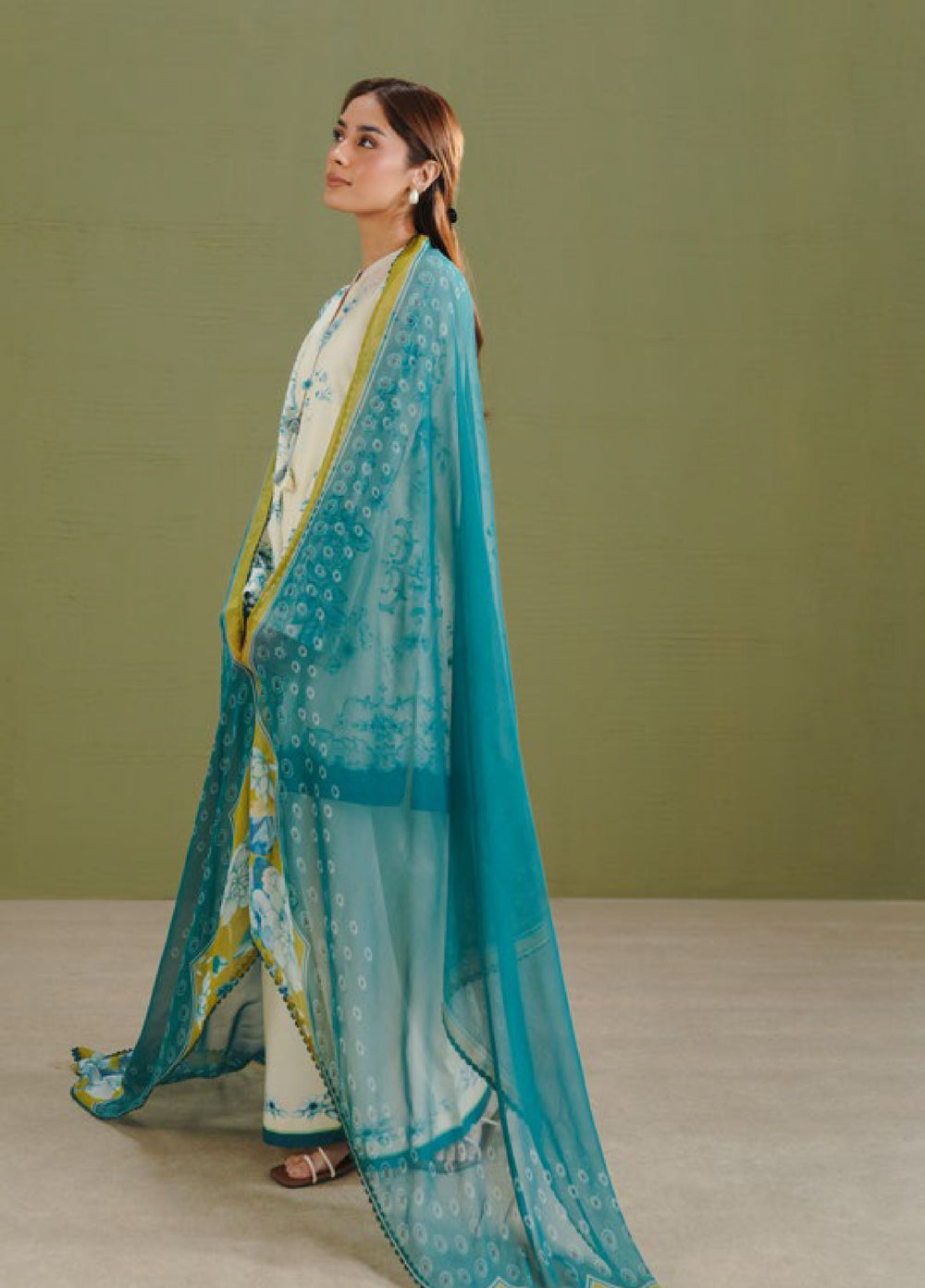 Coco by Zara Shahjahan Unstitched Printed Lawn 3 Piece Suit CZS26PS ZCP-26 02 A - Summer Collection