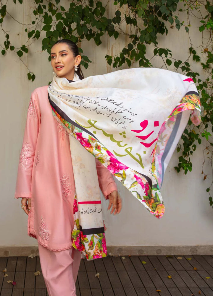 Rang e Bahar by Tng Women Pret Embroidered 2 Piece Blush - Winter Collection