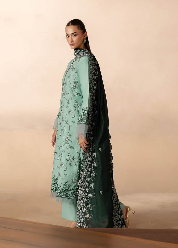 Sareen by Rajbari Unstitched Premium Viscose Chikankari 3 Piece RB25SC D-11 - Winter Collection