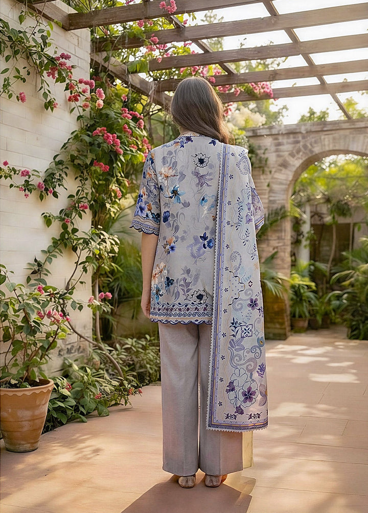 Zync by Florent Unstitched Printed Lawn 3 Piece Suit FL26UZPL FZ-10 - Summer Collection