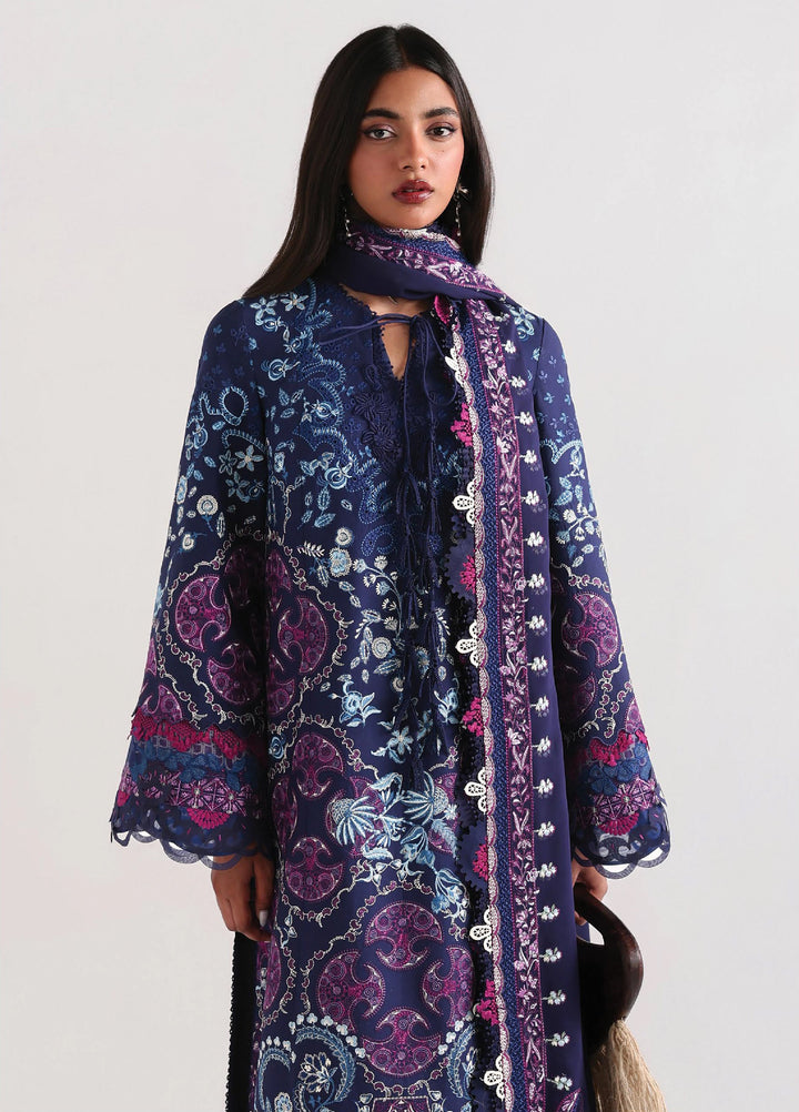 Suffuse Unstitched Embroidered Lawn 3 Piece Suit SSY26ULE Elora - Eid Collection