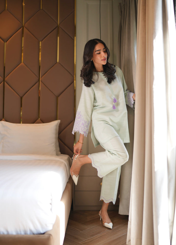 Pret Essentials by Sahar Pret Embroidered Khaddar 2 Piece AWEK-RR-06 - Winter Collection