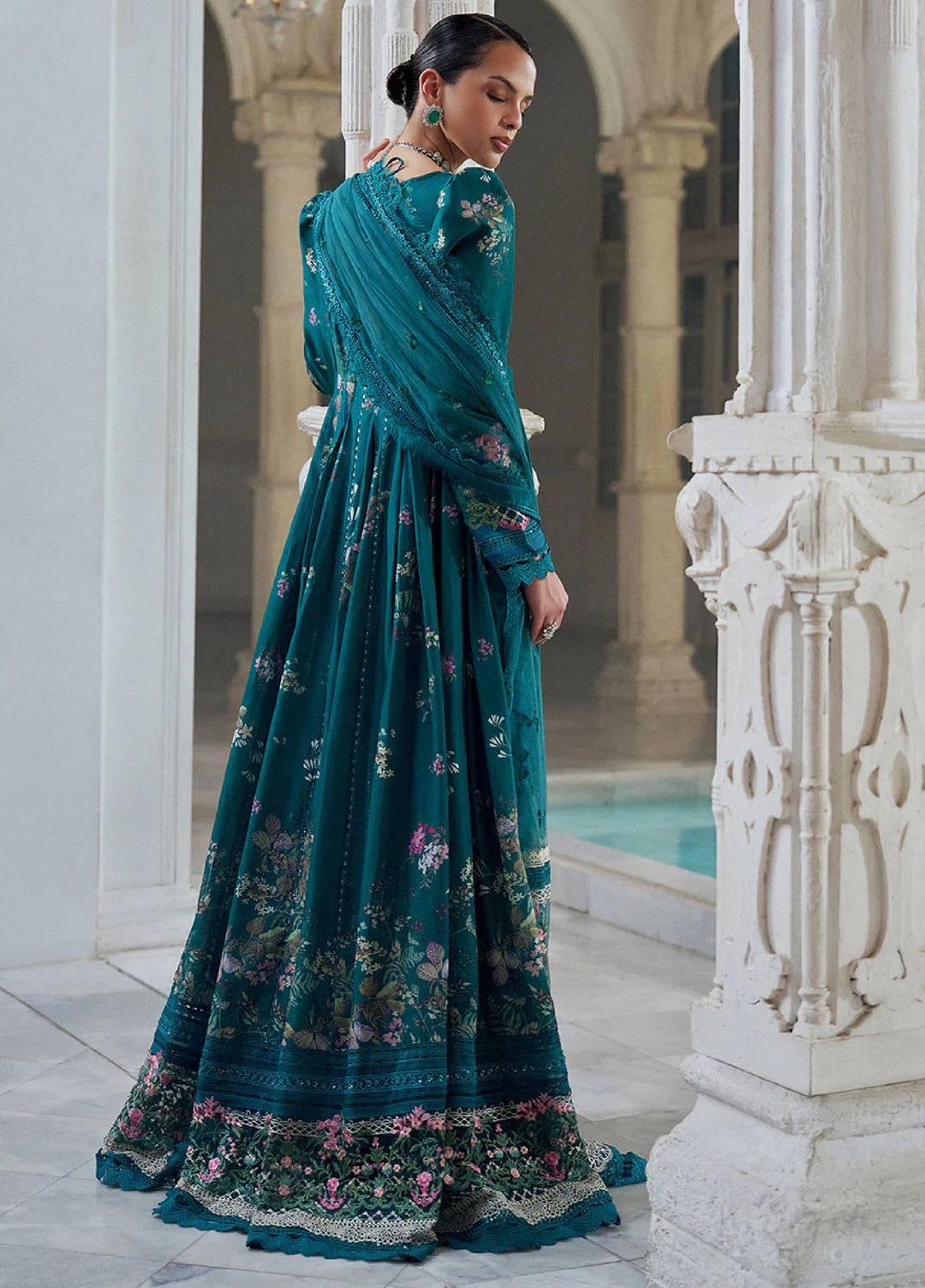 Sobia Nazir Unstitched Embroidered Luxury Lawn 3 Piece Suit SN26ULE D-10 B - Eid Collection