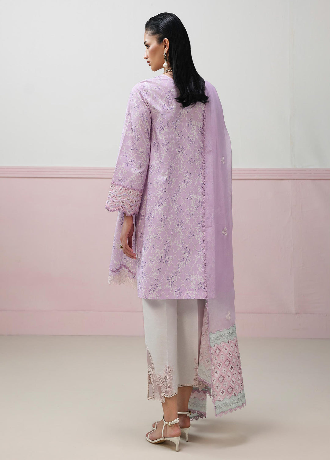 Q Prints by Qalamkar Unstitched Printed Lawn 3 Piece Suit QLK26UQL Josee QQP-10 (A) - Summer Collection