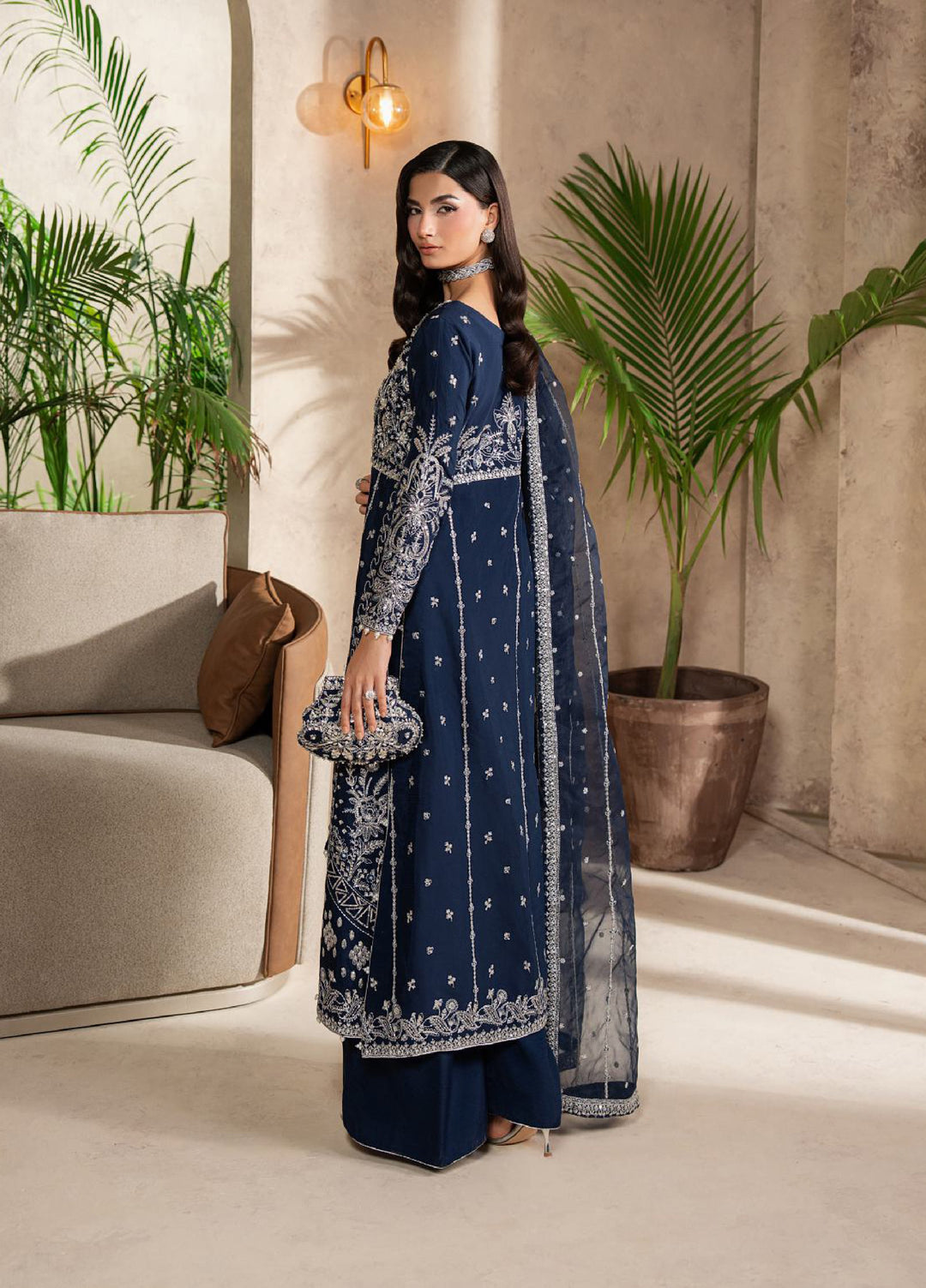 Azira by Gulaal Unstitched Luxury Embroidered Silk 3 peice GL25AF LFU-04 Nysira - Formals Collection