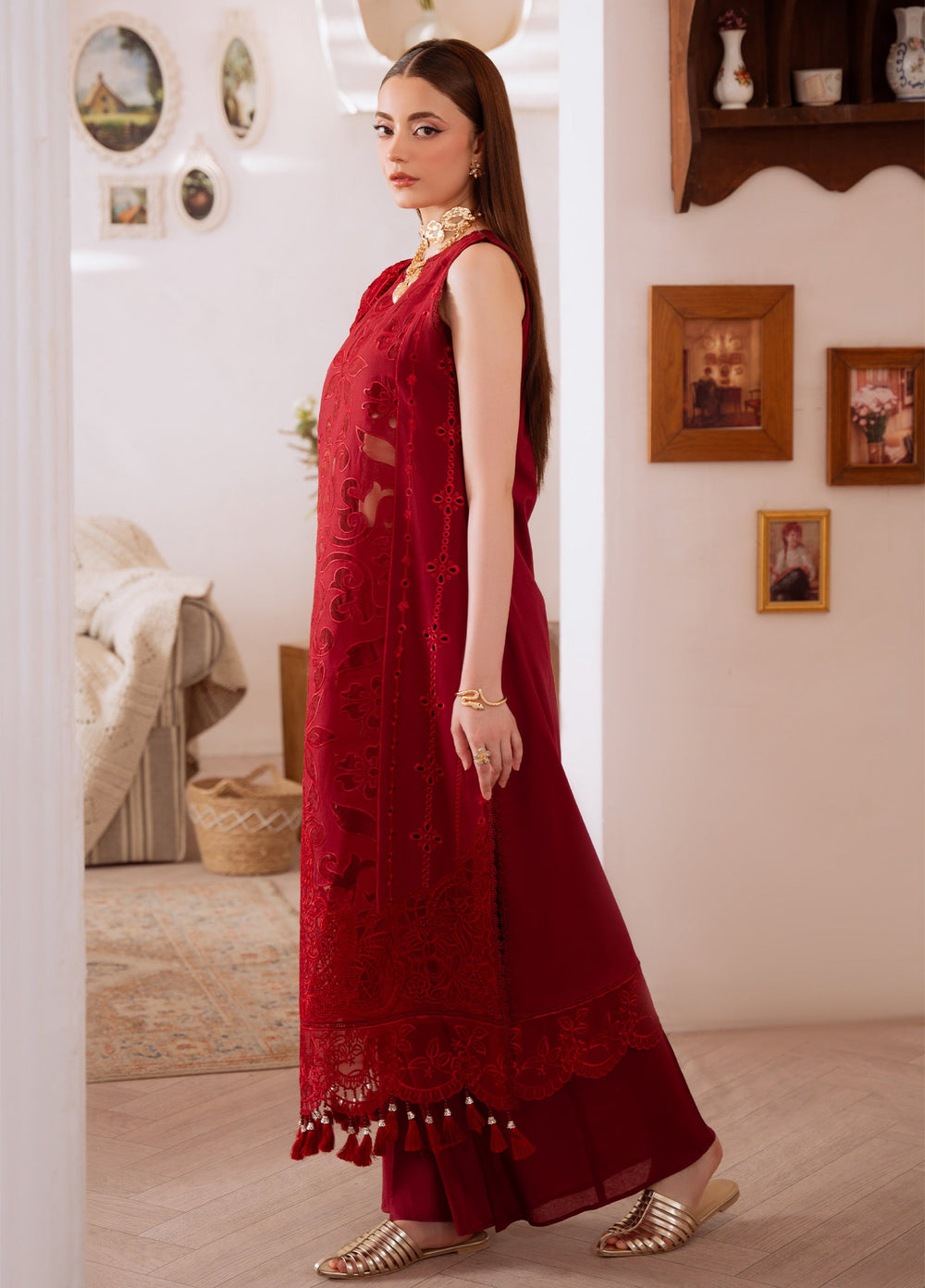 Shanaya by Mahnur Unstitched Lawn Embroidered 3 Piece Suit MN26US SN-05 - Summer Collection