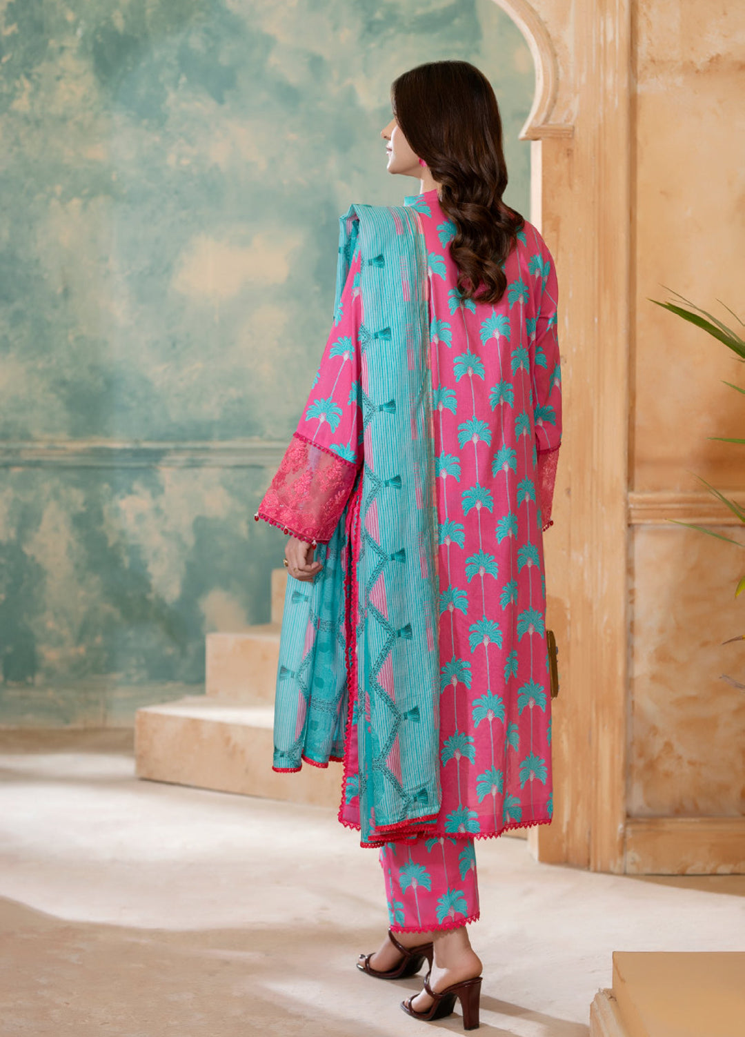 Salina by Regalia Textiles Unstitched Embroidered Lawn 3 Piece Suit RG26USVII D-5 - Summer Collection