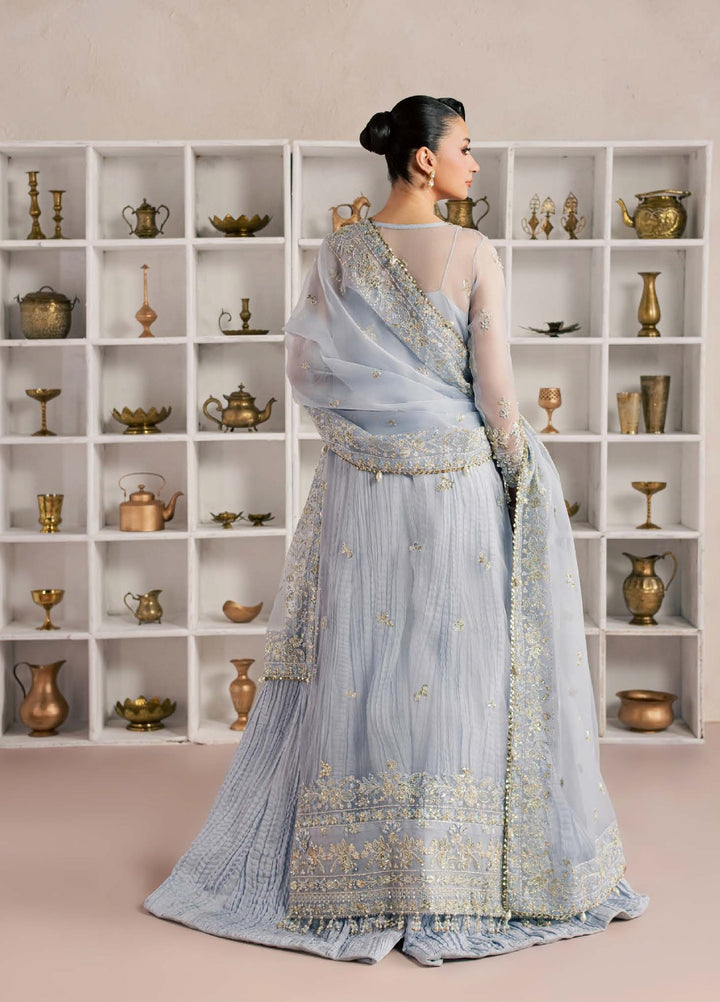 Sorelle by Aylin Unstitched Hand work Organza 3 Piece Suit AY26US Azura - Festive Collection