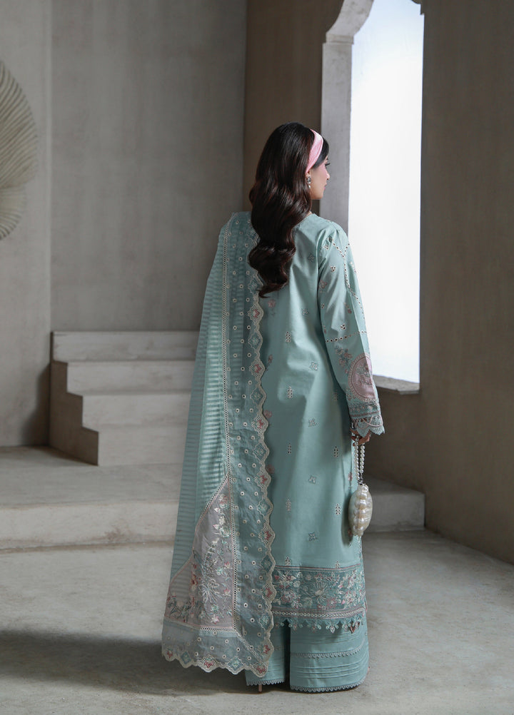 Saagar by Aabyaan Unstitched Embroidered Luxury Lawn 3 Piece Suit ABY26USL AL-10 Aaban - Festive Collection