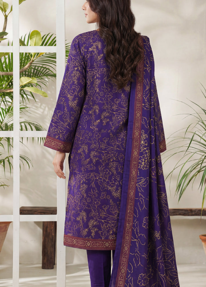 Daman by VS Textiles Unstitched Printed Lawn 3 Piece Suit VS26UDL D-13 844 - Casual Collection