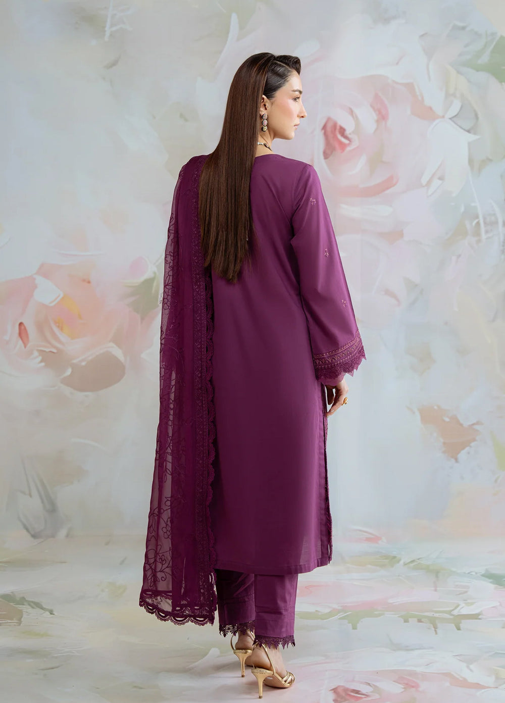 Core by Daria Clothing Unstitched Embroidered Lawn 3 Piece Suit DC26UCL DA-79 - Summer Collection
