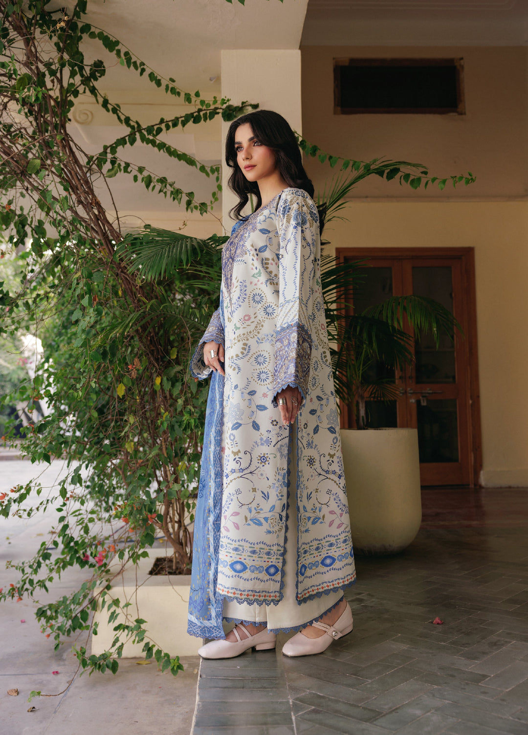 Zync by Florent Whispers Unstitched Embroidered Modal 3 Piece FL25WW FL-8A - Winter Collection