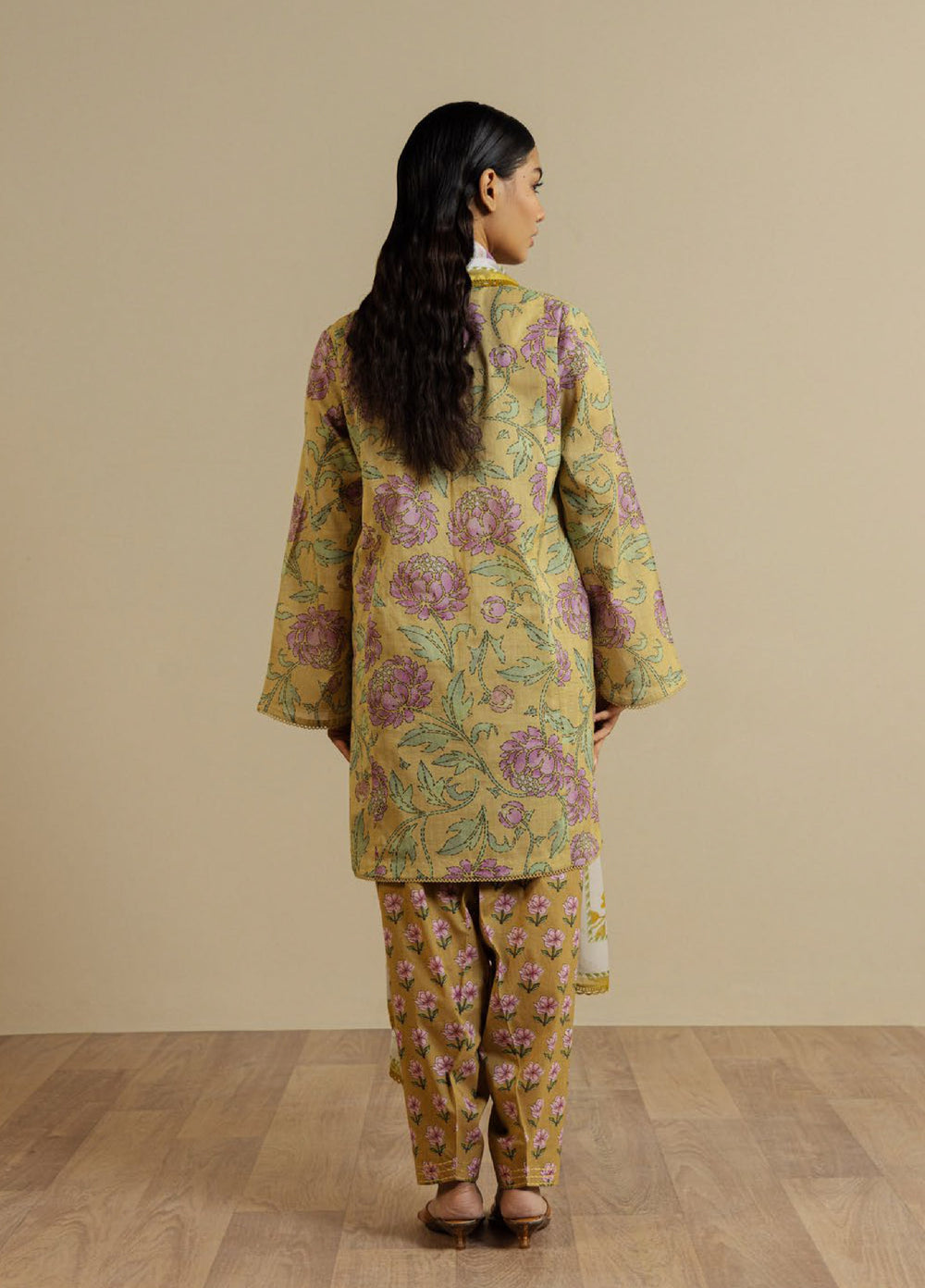 Coco by Zara Shahjahan Unstitched Printed Lawn 3 Piece Suit CZS26UPL MIREYA-5B - Summer Collection
