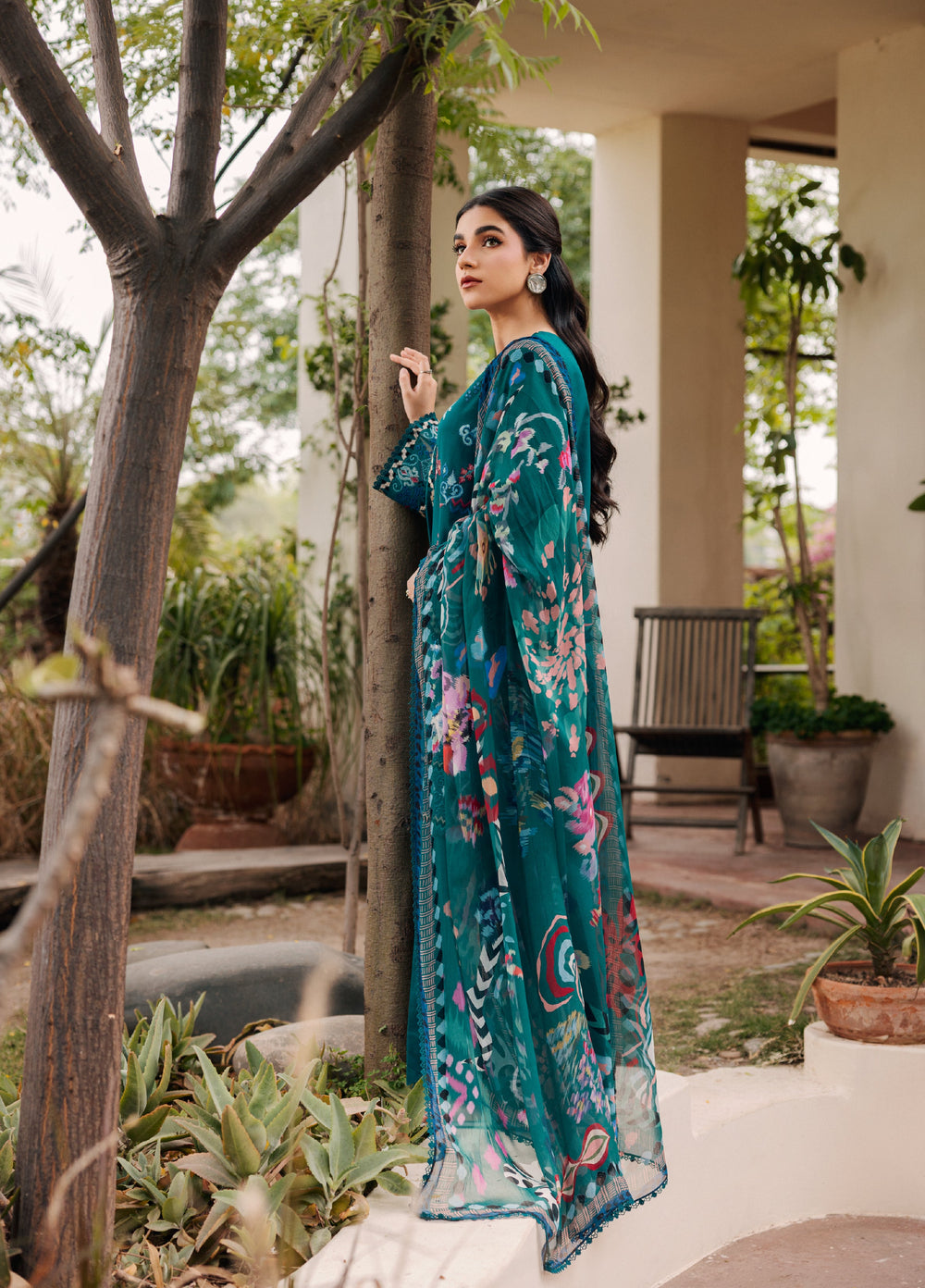 Zync by Florent Unstitched Embroidered Lawn 3 Piece Suit FL26ULZ FZ-3B - Lawn Collection