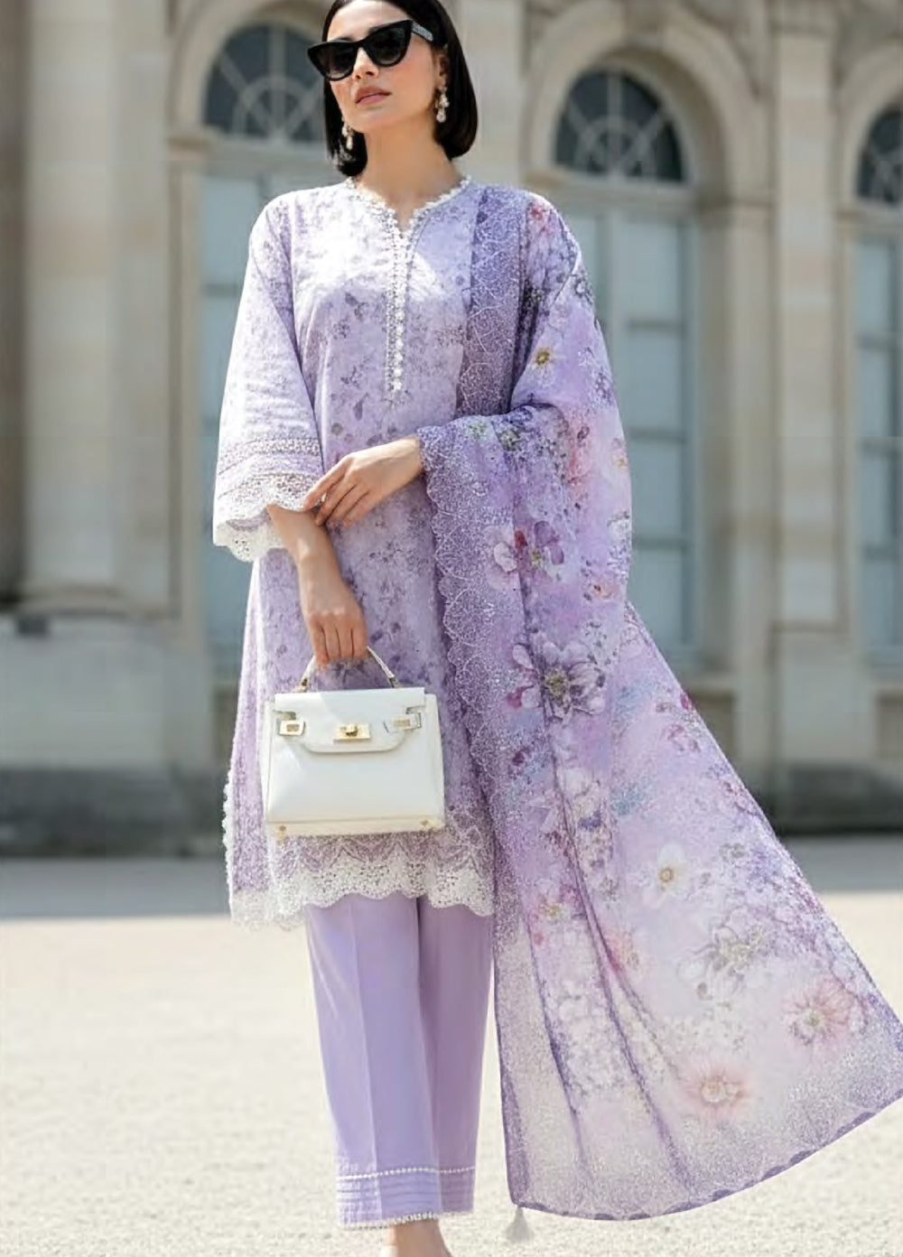 Komal Lawn by Lakhany Unstitched Embroidered Lawn 3 Piece Suit LSM26UK LG-MM-0921 - Summer Collection