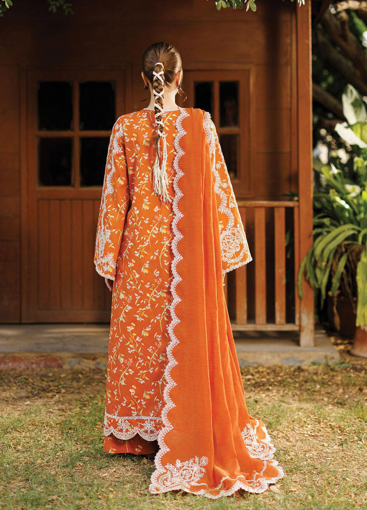 Summer Together by Afrozeh Unstitched Embroidered Lawn 3 Piece Suit AF26UST D-8 ELYORA - Festive Collection
