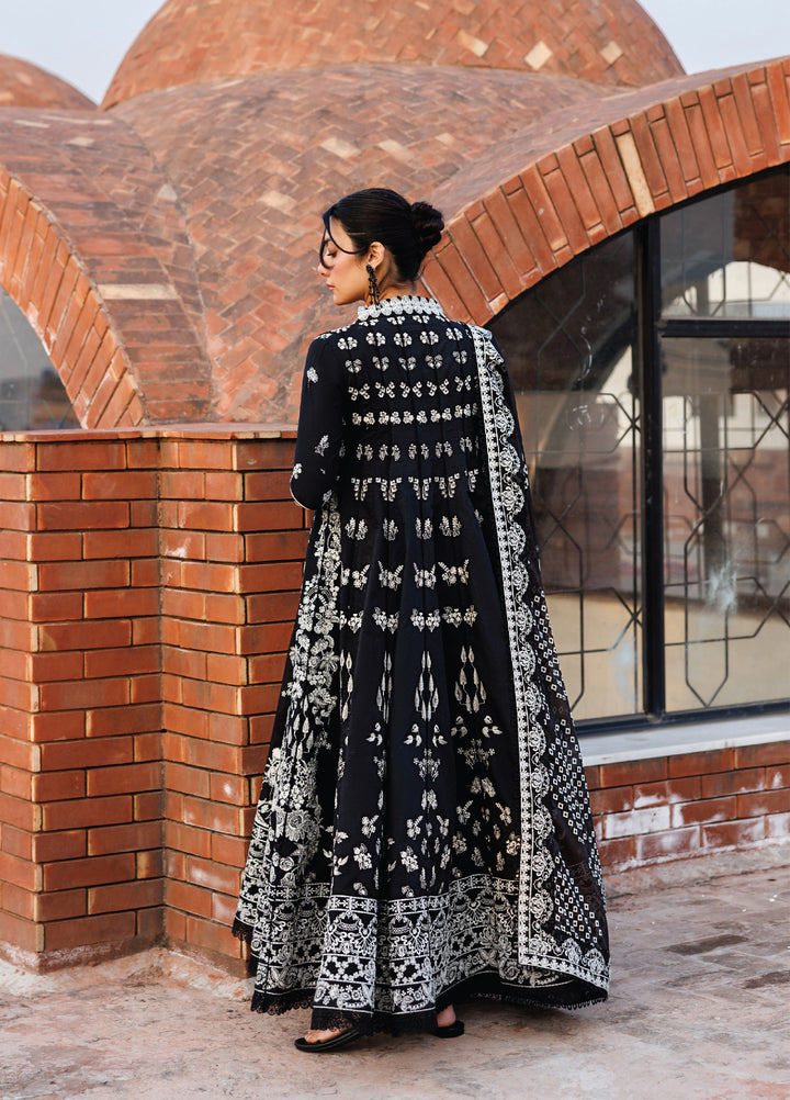 Mirabelle by Emaan Adeel Unstitched Embroidered Luxury Lawn 3 Piece Suit EA26UML D9 Midnight Bliss - Festive Collection