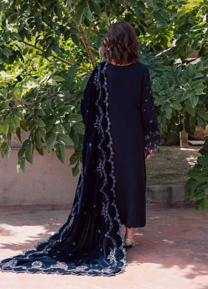 Nureh Exclusive Unstitched Luxury Leather Peach Embroidered Suits 3 Piece NU25LV NE-180 - Festive Collection