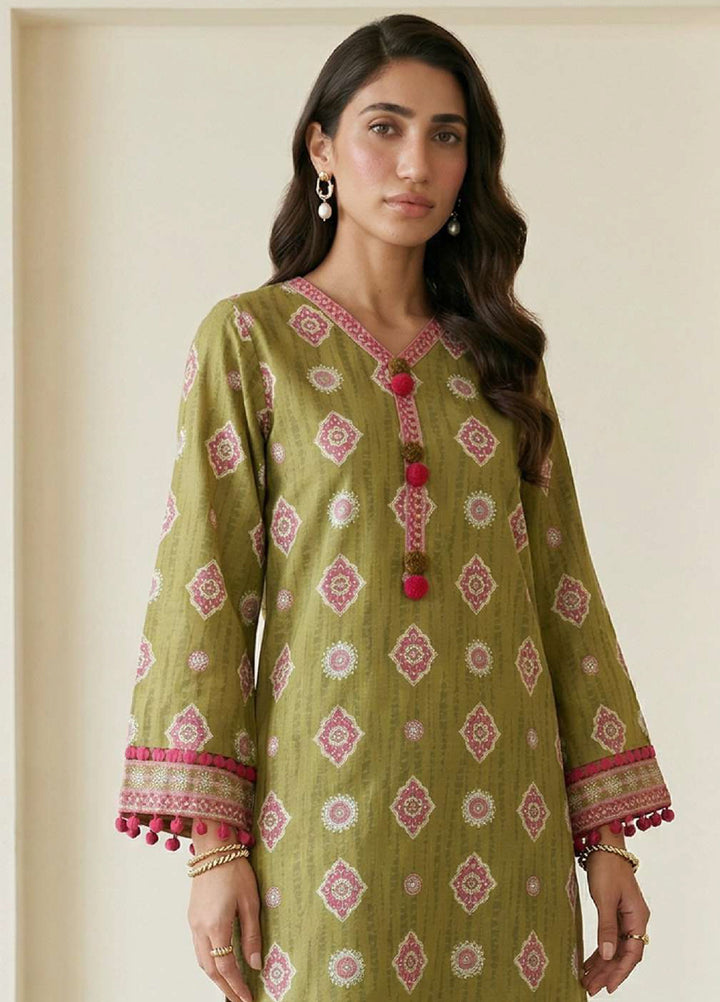 Zellbury Unstitched Embroidered Lawn 2 Piece Suit ZB26UC WUS26E20673 - Casual Collection